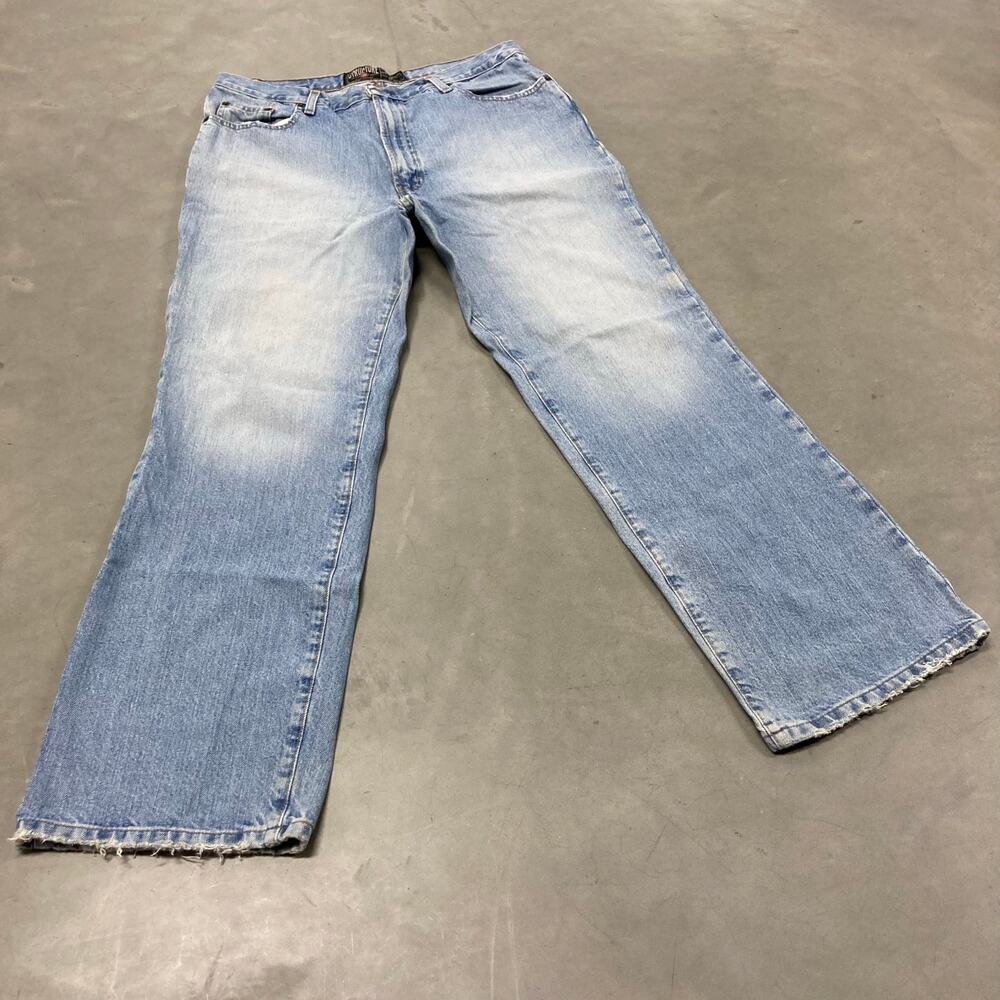 y2k faded structure bootcut jeans 36x32